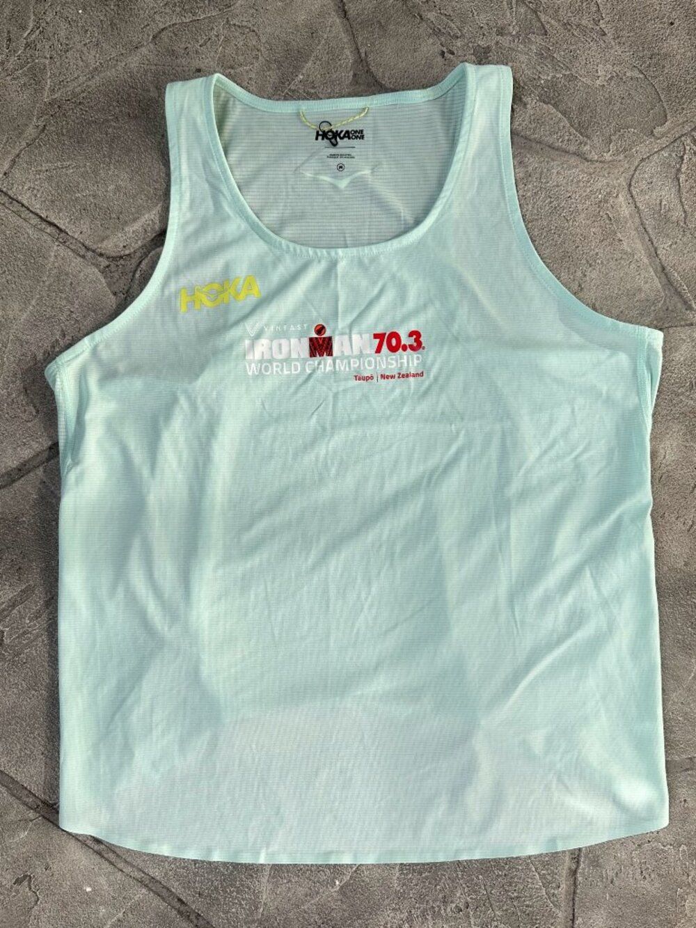 Ironman 70.3 World Championship Taupo, NZ Hoka Run Race Tank / Singlet - Small